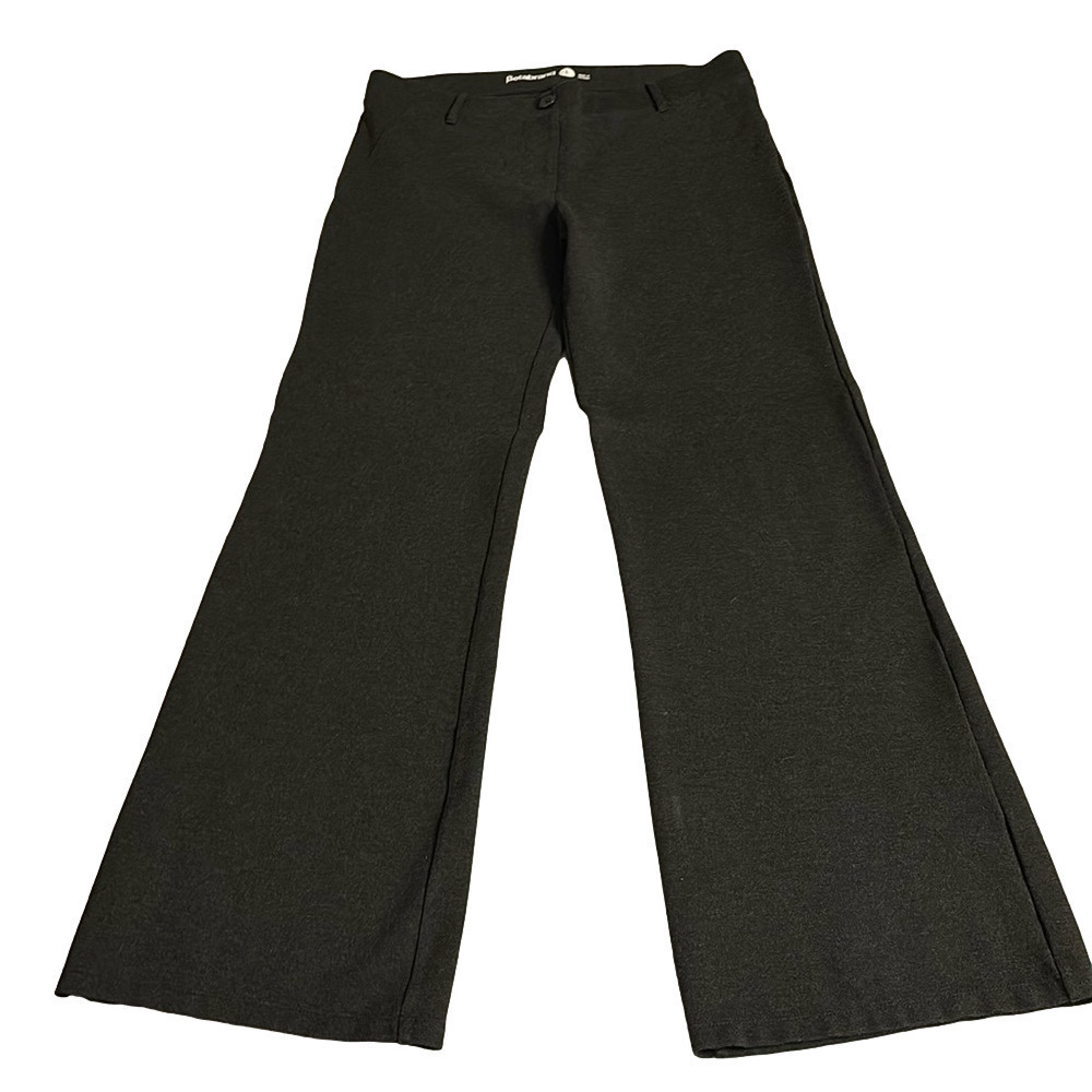 Betabrand Classic Dress Pant Yoga Pant Bootcut, charcoal color